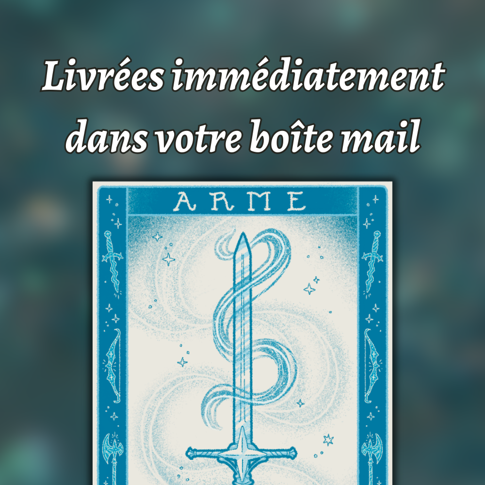 Aides de jeu imprimables