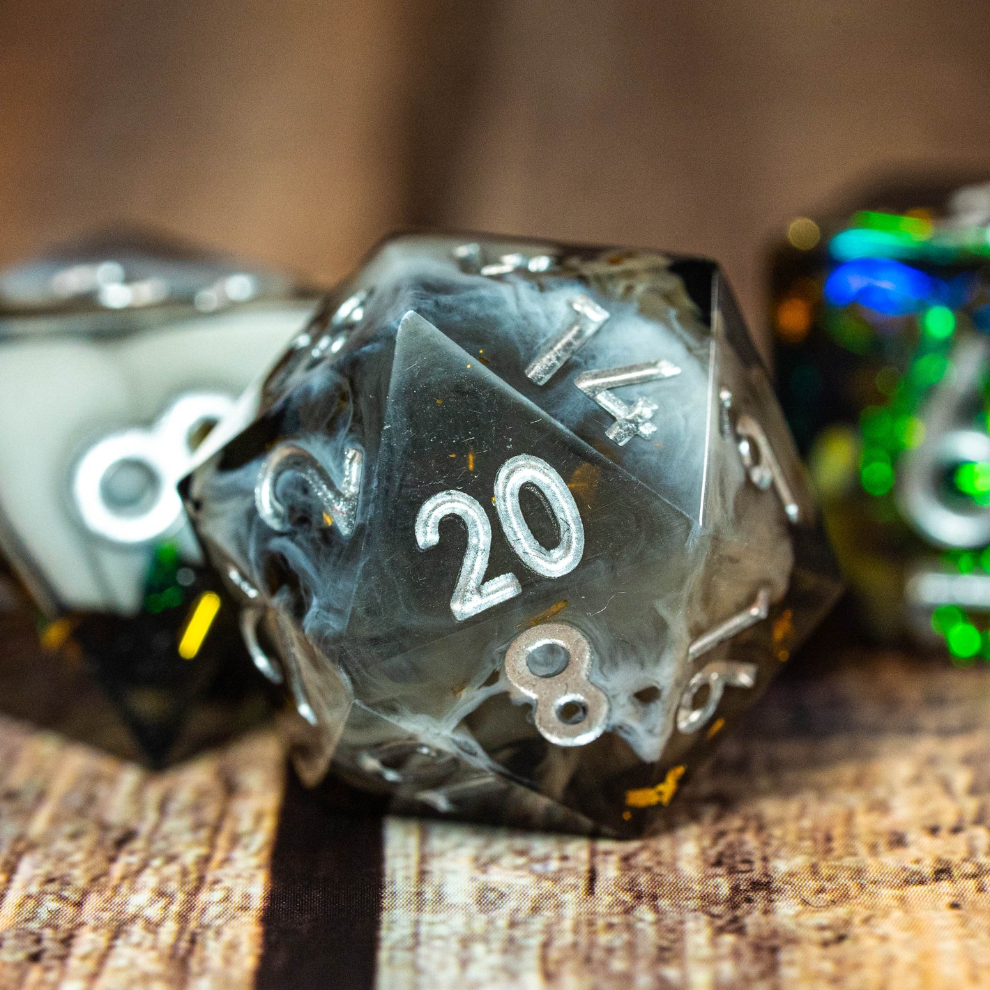 Cosmic Flow | Resin RPG dice set
