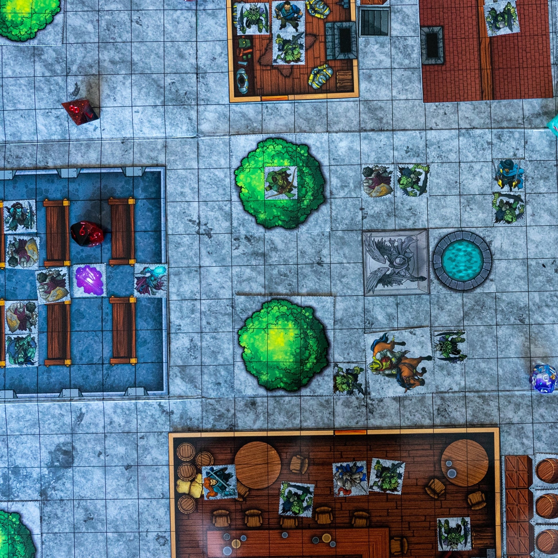 Décor créé avec Dungeon Craft Vol. 1