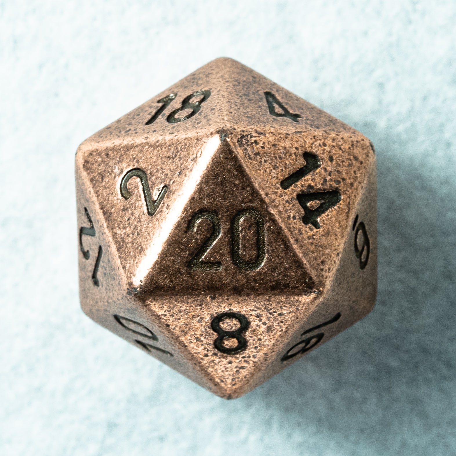 Image 0 of product Set de dés JDR : Metal Cuivre