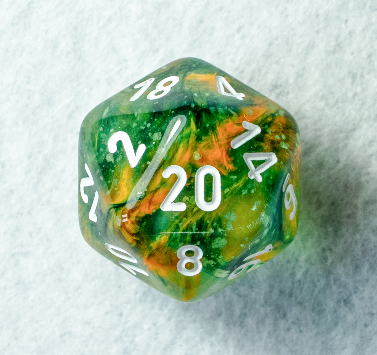 Image 0 of product Set de dés JDR : Nebula Printemps/Blanc Luminary