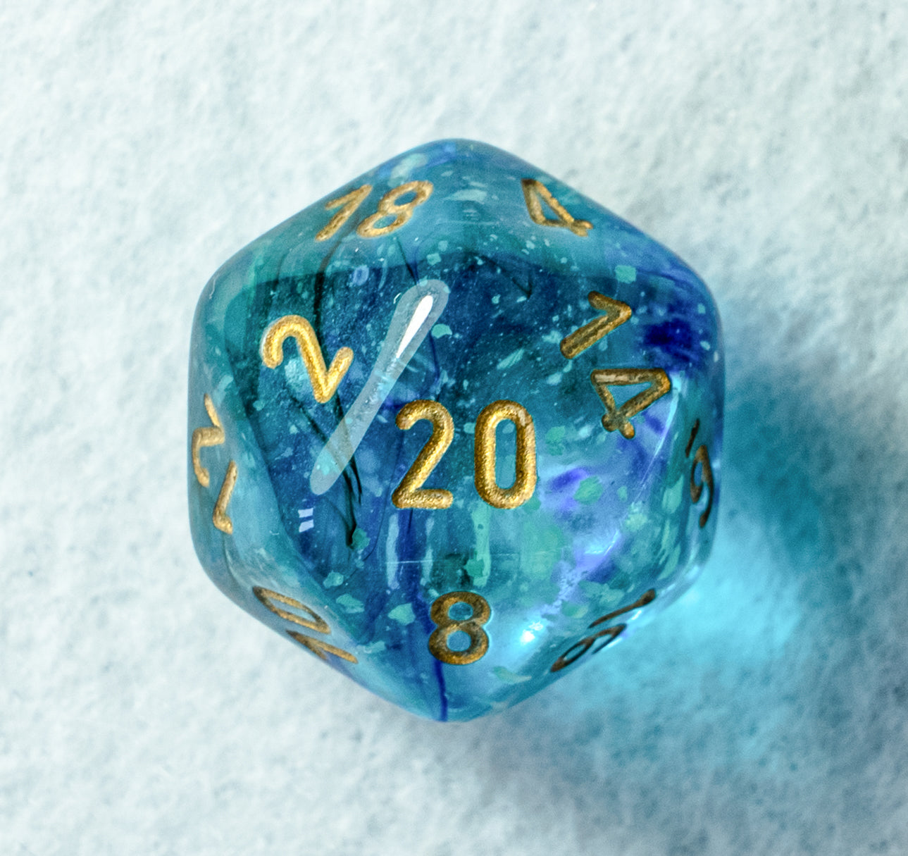 Image 0 of product Set de dés JDR : Nebula Océan/Or Luminary