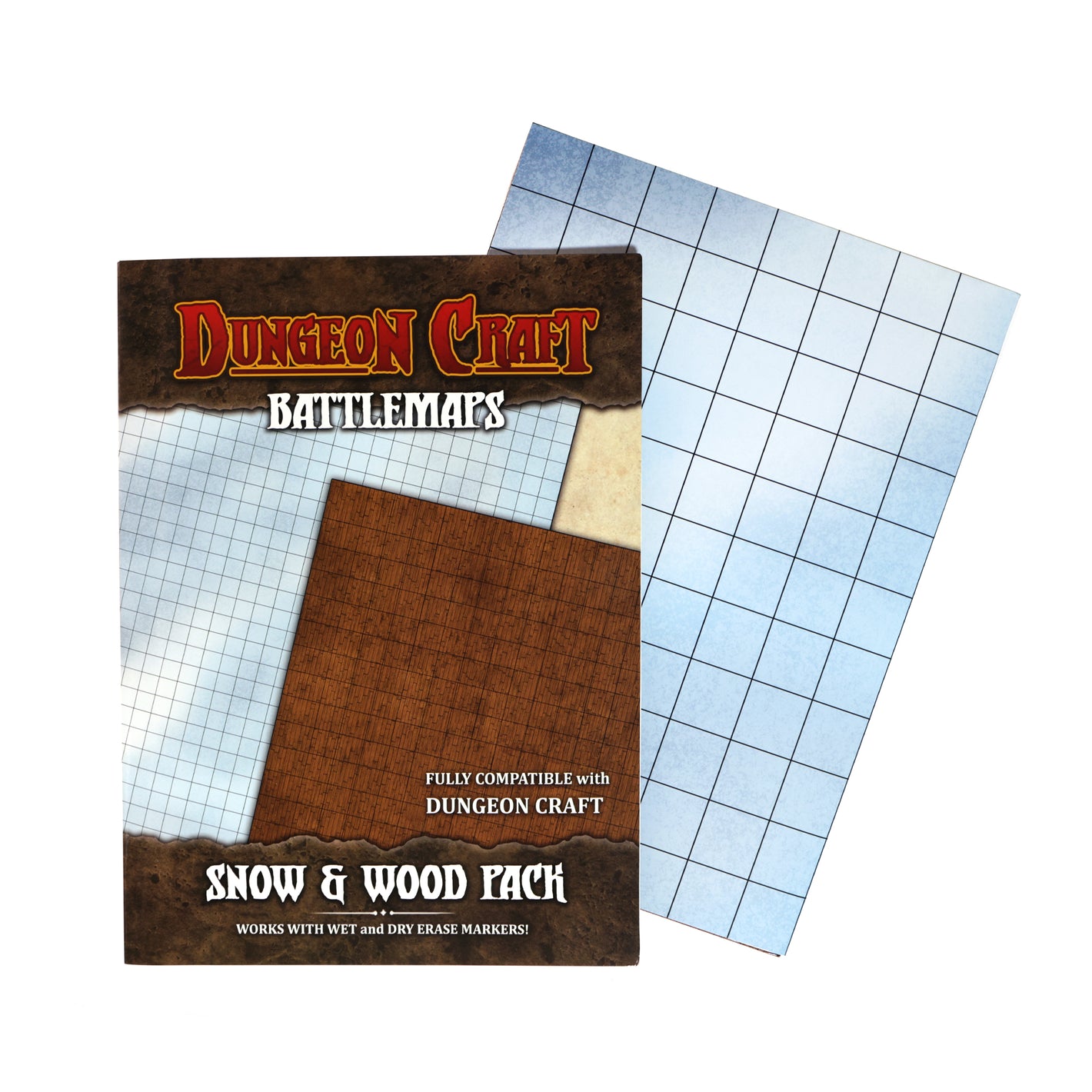 Battle map-Holz & Schnee