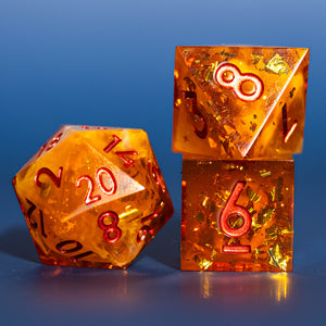 Brasiers Éthérés | Set de dés JDR Premium en résine