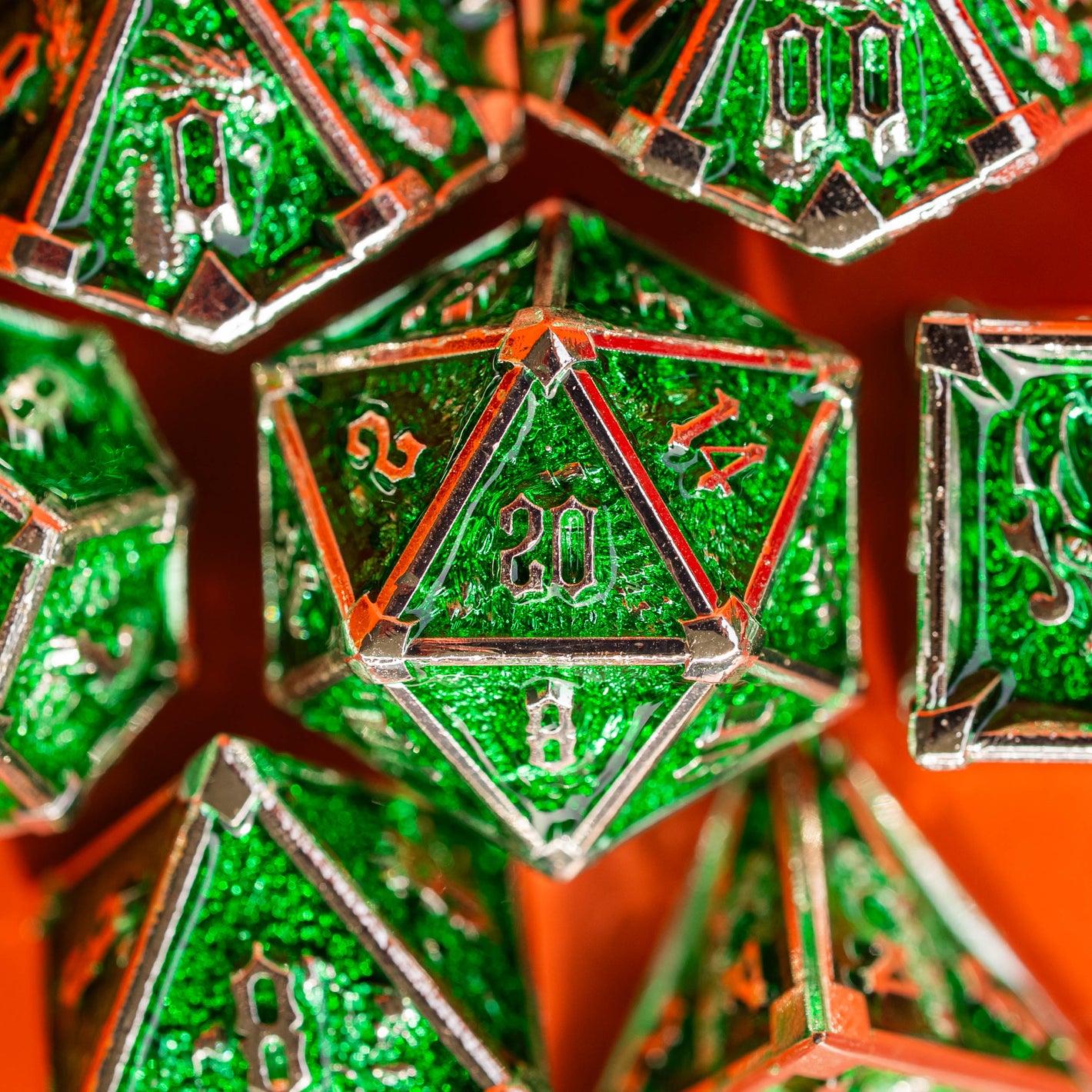 Les Maléfices d’Argent | Set de dés JDR en Métal