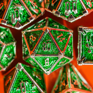 Les Maléfices d’Argent | Set de dés JDR en Métal