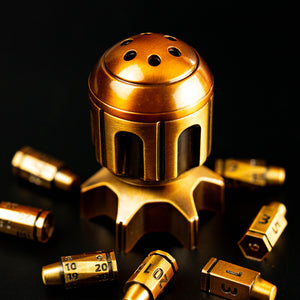 Die Ruinen von Atom City | Metall-Rollenspiel-Würfelset