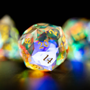 Nexus von Cristalya | Prismatisches RPG-Würfelset