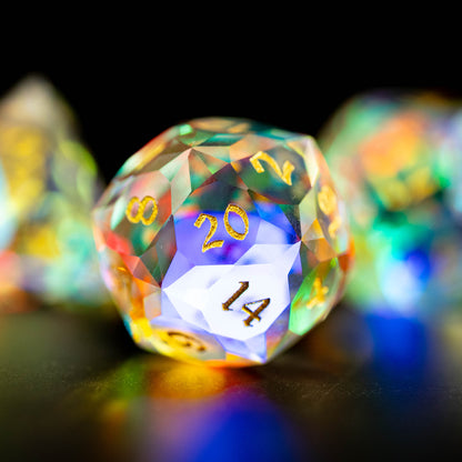 Nexus von Cristalya | Prismatisches RPG-Würfelset