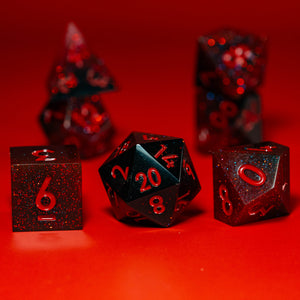 Scarlet Magic | Resin RPG dice set