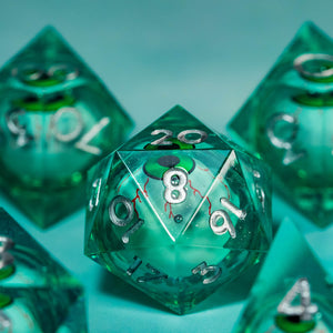 Œil de Liche | Set de dés JDR à cœur liquide