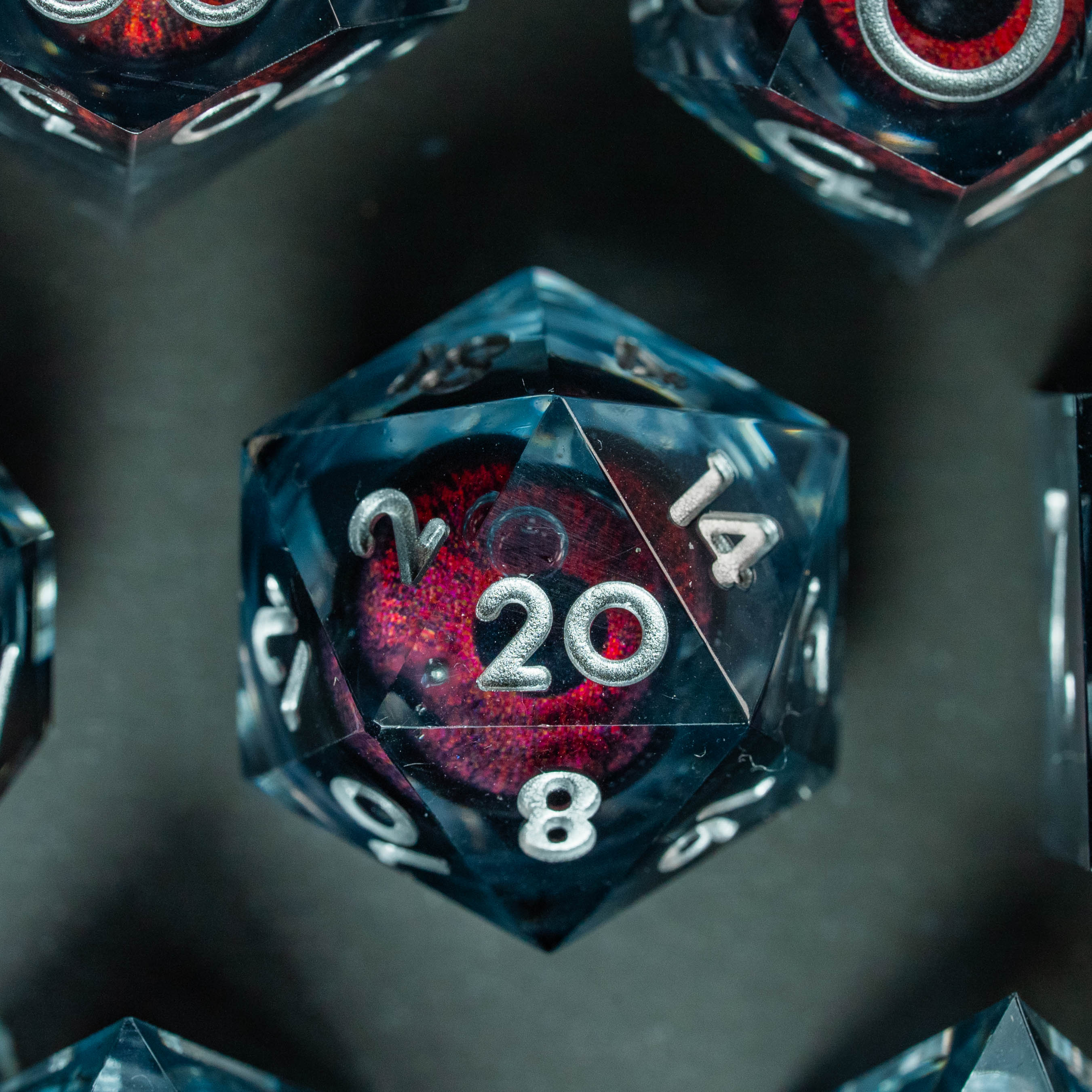 Set De Dés De Loyauté Ultra Pro 22mm - Pour Magic: The Gathering - Islande Avec Faces 7 à 12