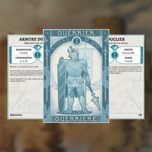 Cartes de sorts D&D 5e imprimables : Guerrier / Guerrière