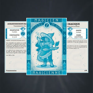 Cartes de sorts D&D 5e imprimables : Magicien / Magicienne