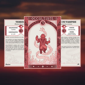 Cartes de sorts D&D 5e imprimables : Occultiste