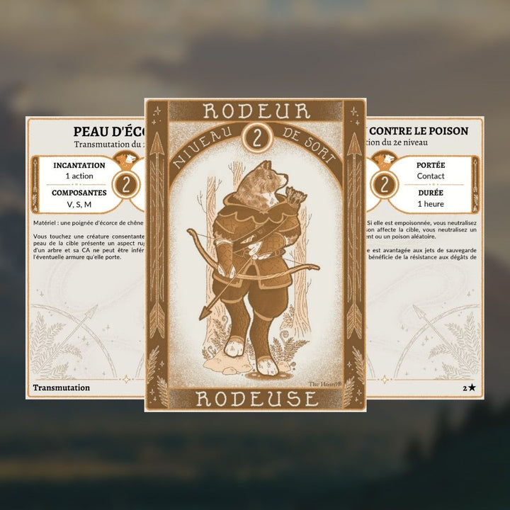 Cartes de sorts D&D 5e imprimables