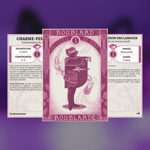Cartes de sorts D&D 5e imprimables : Roublard / Roublarde