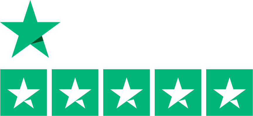 Logo de Trustpilot avec 5 étoiles